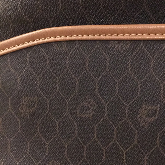 Vintage Christian Dior Honeycomb Monogram Leather Toiletry Clutch - Picture 3 of 9